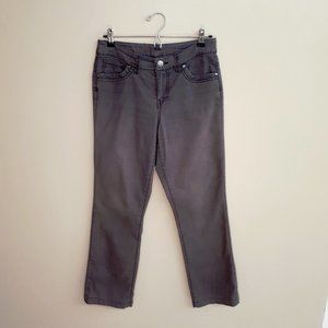 POINT ZERO Vintage Boot Cut Jeans in Chocolate Brown Ombré Fade